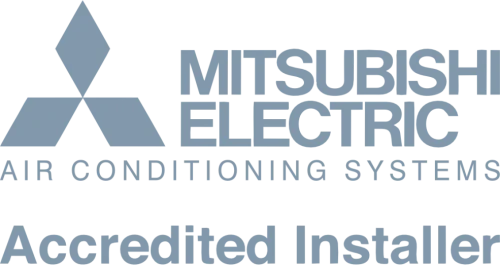 Mitsubishi Electric Air Conditioning Systems Accredited Installer Logo